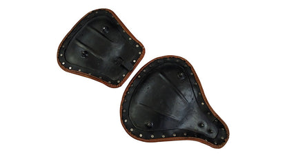 Royal Enfield Classic 350 500 Genuine Leather Front and Rear Seat Antique Brown