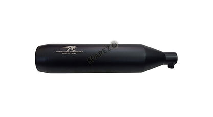 Royal Enfield Meteor 350 Red Rooster Performance Exhaust Silencer Black