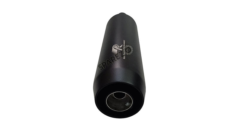 Royal Enfield Reborn 350 Red Rooster Performance Exhaust Silencer Black
