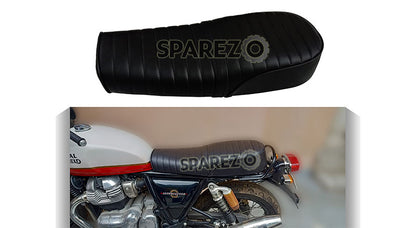 Royal Enfield GT Continental and Interceptor 650 Black Leatherite Dual Seat