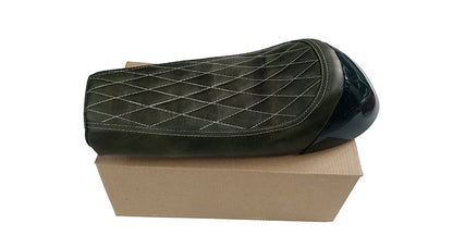 Royal Enfield GT Continental and Interceptor 650 Single Seat Green with Green Cowl