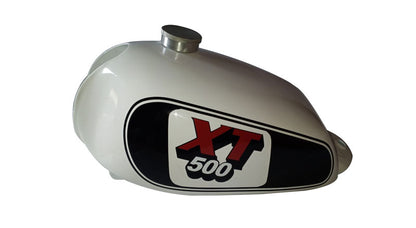 Yamaha XT500 White Painted Fuel Petrol Gas Tank 1980'S Model