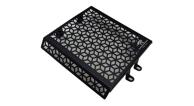 Royal Enfield GT and Interceptor 650cc Red Rooster SS Radiator Grill Guard Black