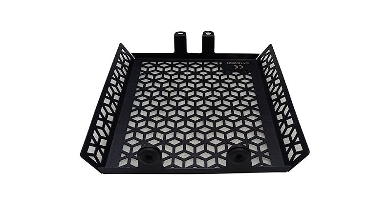 Royal Enfield GT and Interceptor 650cc Red Rooster SS Radiator Grill Guard Black