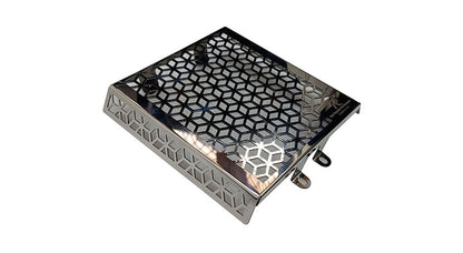 Royal Enfield GT and Interceptor 650cc Red Rooster SS Radiator Grill Guard Polished