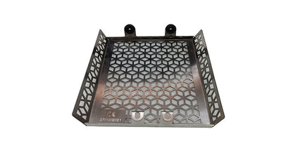 Royal Enfield GT and Interceptor 650cc Red Rooster SS Radiator Grill Guard Polished