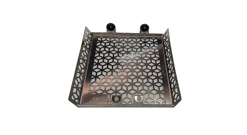 Royal Enfield GT and Interceptor 650cc Red Rooster SS Radiator Grill Guard