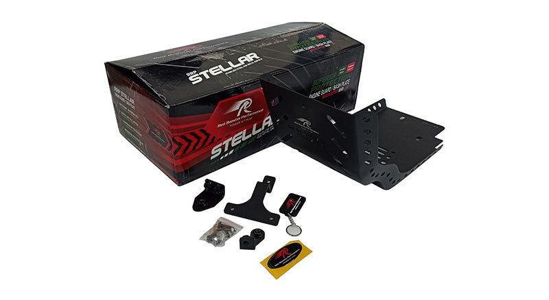 Royal Enfield GT and Interceptor 650cc  S S Red Rooster Matt Black Sump Guard