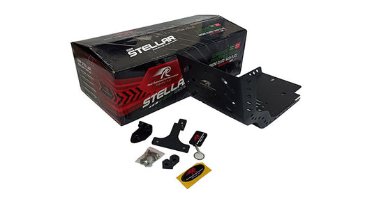 Royal Enfield GT and Interceptor 650cc  S S Red Rooster Matt Black Sump Guard