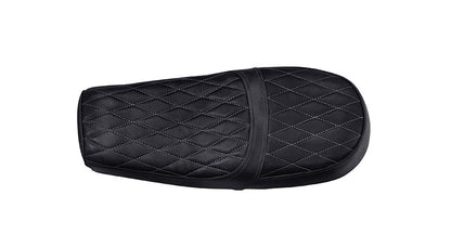 Royal Enfield GT and Interceptor 650cc Leather Dual Seat With Mounting with Pannier Bags