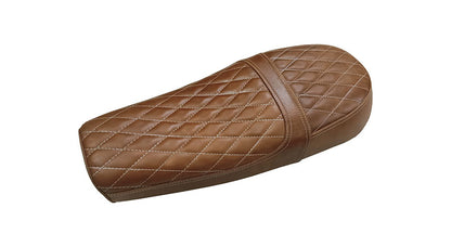 Royal Enfield GT Continental and Interceptor 650cc Leather Dual Seat With Mounting with Pannier Bags