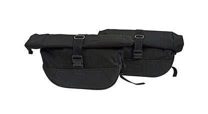 Royal Enfield GT Continental and Interceptor 650cc Soft Pannier Bags With Mounting Rails
