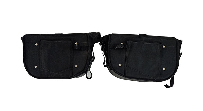 Royal Enfield GT Continental and Interceptor 650cc Soft Pannier Bags With Mounting Rails