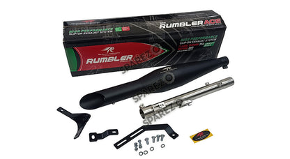 Royal Enfield New Classic Reborn 350cc Red Rooster S S Exhaust Muffler Silencer Black