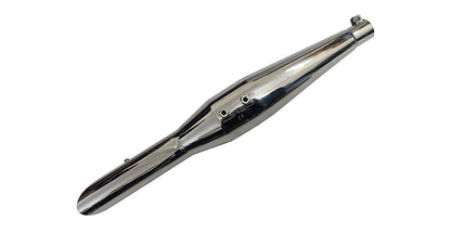 Royal Enfield Meteor 350cc Red Rooster S S Exhaust Muffler Silencer Polished