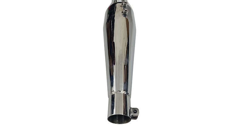 Royal Enfield Meteor 350cc Red Rooster S S Exhaust Muffler Silencer Polished