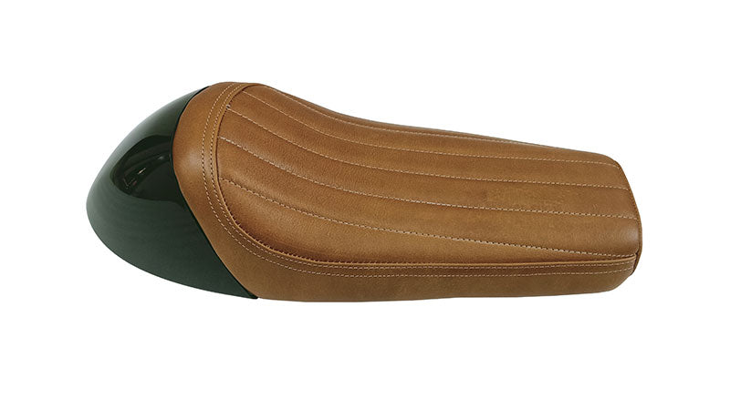 Royal Enfield GT Continental and  Interceptor 650cc Single Seat Leather with Black Cowl D1