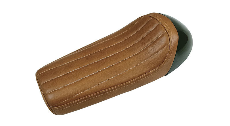 Royal Enfield GT Continental and  Interceptor 650cc Single Seat Leather with Black Cowl D1