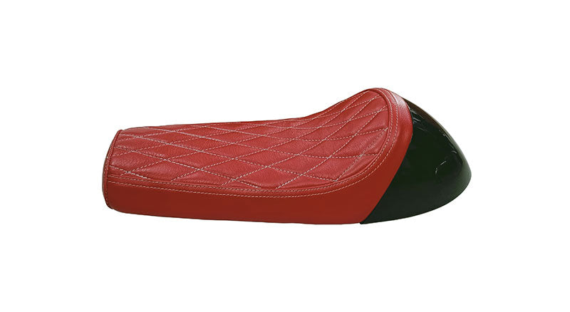 Royal Enfield GT Continental and  Interceptor 650cc Single Seat Leather with Black Cowl D8