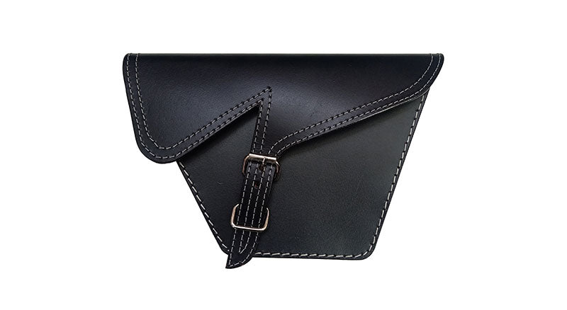Royal Enfield GT Continental and Interceptor 650 Side Panel Bag Black Genuine Leather