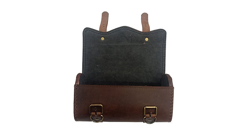 Royal Enfield Meteor 350cc Brown Genuine Leather Tools and Accessories Bag D2