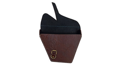 Royal Enfield GT and Interceptor 650 Side Panel Bag Genuine Leather Cherry Brown