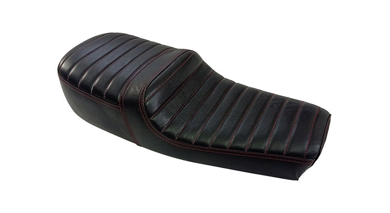 Royal Enfield GT and Interceptor 650cc Genuine Leather Black Dual Seat D20