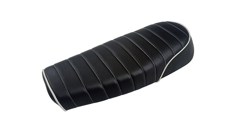 Royal Enfield GT and Interceptor 650cc Genuine Leather Black Dual Seat D22