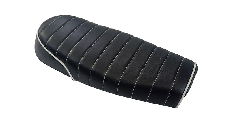 Royal Enfield GT and Interceptor 650cc Genuine Leather Black Dual Seat D22