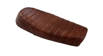 Royal Enfield GT and Interceptor 650cc Genuine Leather Brown Dual Seat D23