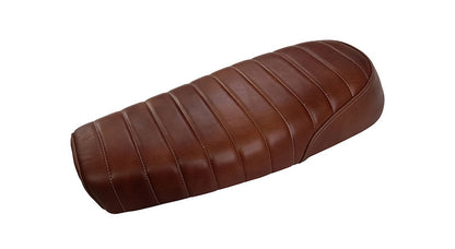 Royal Enfield GT and Interceptor 650cc Genuine Leather Brown Dual Seat D23