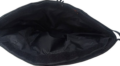 Royal Enfield Classic 350cc 500cc Canvas Saddle Bags Pair Black With Mounting