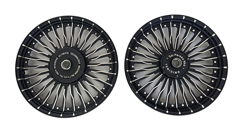 Royal Enfield Classic 500cc Parado Front and Rear 26 Spoke Black Alloy Wheel Rims