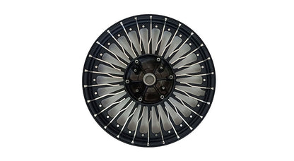 Royal Enfield Classic 500cc Parado Front and Rear 26 Spoke Black Alloy Wheel Rims
