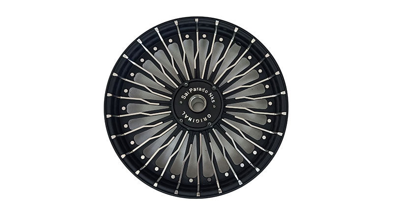 Royal Enfield Classic 500cc Parado Front and Rear 26 Spoke Black Alloy Wheel Rims