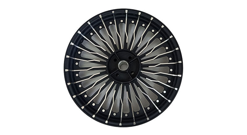 Royal Enfield Classic 500cc Parado Front and Rear 26 Spoke Black Alloy Wheel Rims