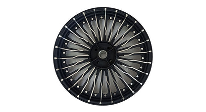 Royal Enfield Classic 500cc Parado Front and Rear 26 Spoke Black Alloy Wheel Rims