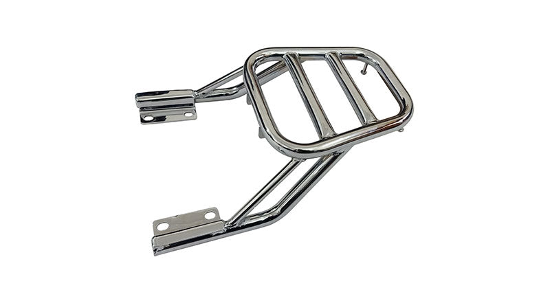 Royal Enfield GT and Interceptor 650 Rear Luggage Rack Carrier Chrome Finish