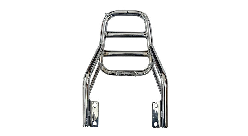Royal Enfield GT and Interceptor 650 Rear Luggage Rack Carrier Chrome Finish
