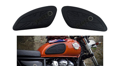 Royal Enfield GT and Interceptor 650cc Rubber Knee Pad Black