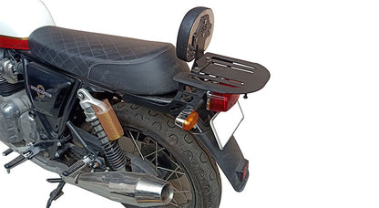 Royal Enfield GT and Interceptor 650cc Stainless Steel Rear Luggage Rack Black