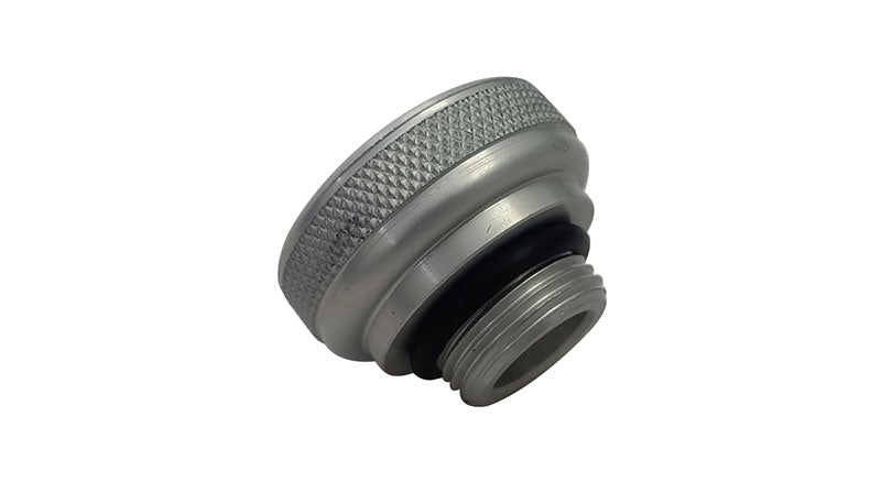 Royal Enfield GT and Interceptor 650cc Aluminium Machined Oil Filler Cap Silver