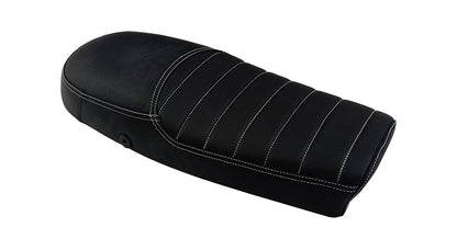 Royal Enfield GT and Interceptor 650cc Genuine Leather Dual Seat With Black Cowl D27