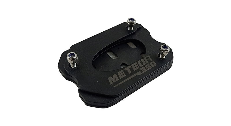 Royal Enfield Meteor 350cc Stainless Steel Side Stand Base Extender Black