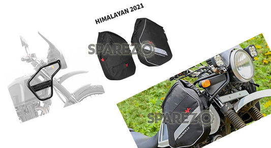 Royal Enfield Top Frame Canvas Luggage Bag Pair Model 2021-2022 For Himalayan