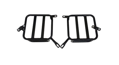 Royal Enfield New Classic Reborn 350 Canvas and Leather Bags With Mounting Pair