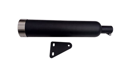 Royal Enfield New Classic Reborn 350cc AEW Bazooka Exhaust Silencer Matt Black