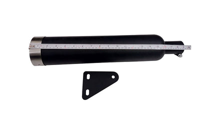 Royal Enfield Meteor 350cc AEW Bazooka Exhaust Silencer Matt Black