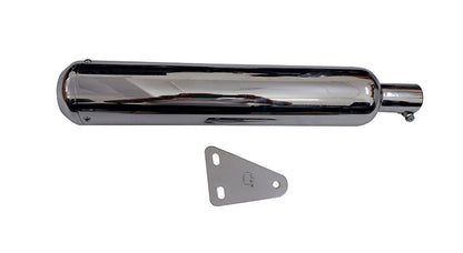 Royal Enfield New Classic Reborn 350cc AEW Short Star Exhaust Silencer Chrome