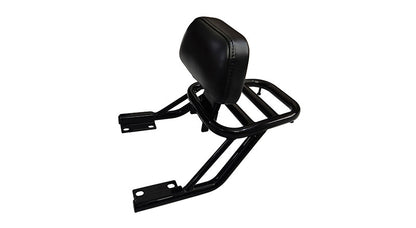 Royal Enfield Interceptor and GT 650 Rear Luggage Rack Carrier With Backrest Black